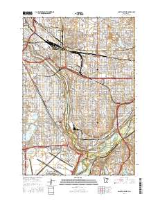 Saint Paul West 2016 topographic map thumbnail