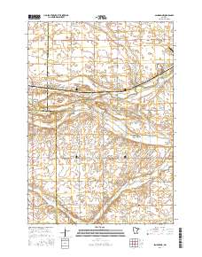 Sanborn NE 2016 topographic map thumbnail