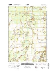 Sanders Lake 2016 topographic map thumbnail