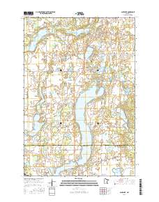 Sauk Lake 2016 topographic map thumbnail