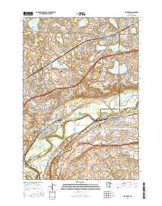 Shakopee 2016 topographic map thumbnail