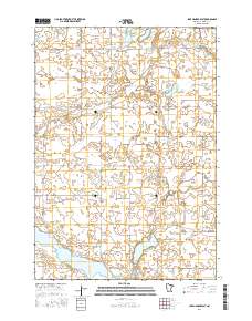 Lake Hanska East 2016 topographic map thumbnail