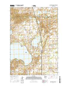 Lake Miltona East 2016 topographic map thumbnail