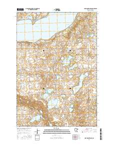 Lake Minnewaska 2016 topographic map thumbnail