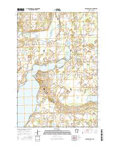 Lake Osakis East 2016 topographic map thumbnail