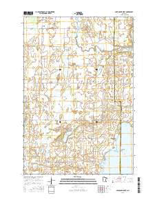 Lake Osakis West 2016 topographic map thumbnail