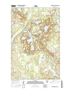 Lawrence Lake East 2016 topographic map thumbnail