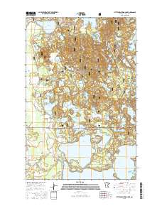 Little Bowstring Lake 2016 topographic map thumbnail