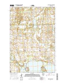 Little Pine Lake 2016 topographic map thumbnail