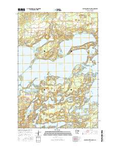 Lower Whitefish Lake 2016 topographic map thumbnail