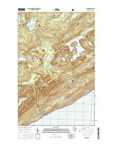 Lutsen 2016 topographic map thumbnail