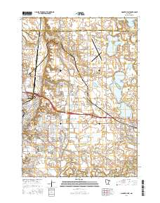 Mankato East 2016 topographic map thumbnail