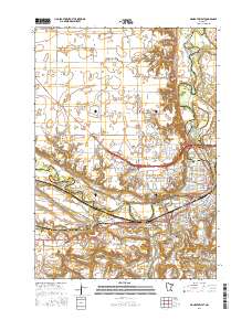 Mankato West 2016 topographic map thumbnail