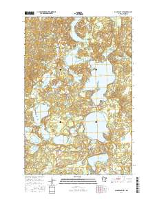 Many Point Lake 2016 topographic map thumbnail
