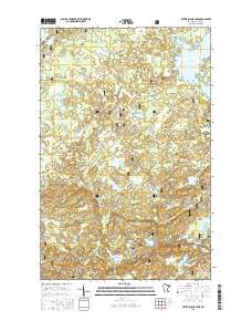 Silver Island Lake 2016 topographic map thumbnail