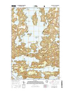 Sioux Pine Island 2016 topographic map thumbnail