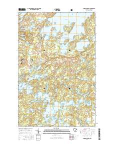 Snowbank Lake 2016 topographic map thumbnail
