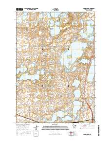 Solomon Lake 2016 topographic map thumbnail