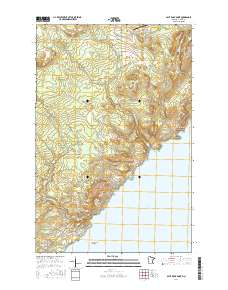 Split Rock Point 2016 topographic map thumbnail
