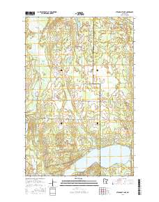Steamboat Lake 2016 topographic map thumbnail