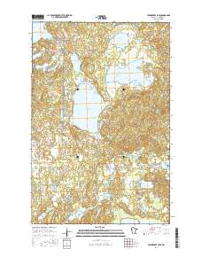 Strawberry Lake 2016 topographic map thumbnail