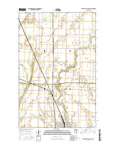 Thief River Falls NW 2016 topographic map thumbnail