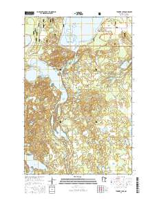 Thunder Lake 2016 topographic map thumbnail