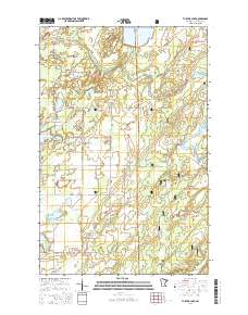 Turpela Lake 2016 topographic map thumbnail