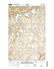 Union Lake 2016 topographic map thumbnail