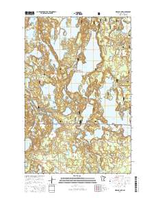 Wabana Lake 2016 topographic map thumbnail