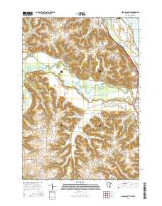 Wabasha South 2016 topographic map thumbnail