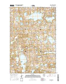 Wall Lake 2016 topographic map thumbnail