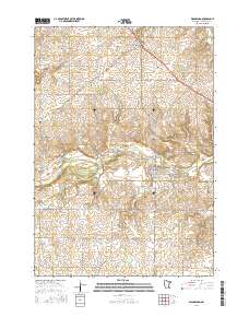 Wanamingo 2016 topographic map thumbnail