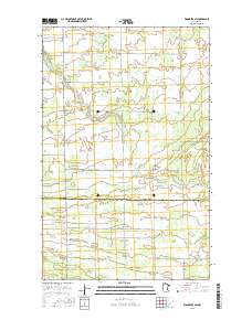 Wannaska SW 2016 topographic map thumbnail