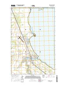 Warroad 2016 topographic map thumbnail