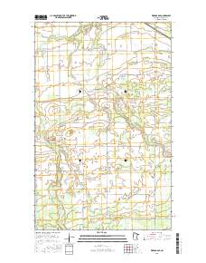 Warroad SE 2016 topographic map thumbnail