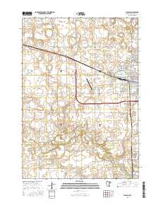 Waseca 2016 topographic map thumbnail