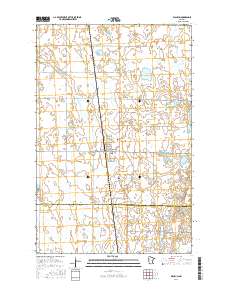 Waubun 2016 topographic map thumbnail