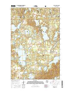 Webb Lake 2016 topographic map thumbnail