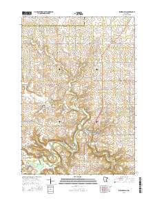 Zumbro Falls 2016 topographic map thumbnail