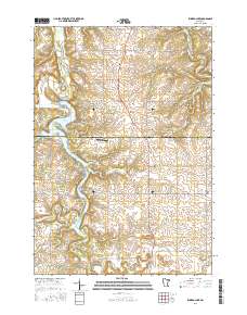Zumbro Lake 2016 topographic map thumbnail
