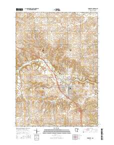 Zumbrota 2016 topographic map thumbnail