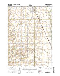 Blooming Prairie 2016 topographic map thumbnail