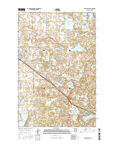 Fosston East 2016 topographic map thumbnail