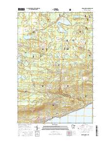 Grand Marais 2016 topographic map thumbnail