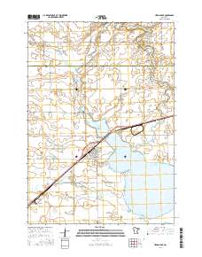 Heron Lake 2016 topographic map thumbnail