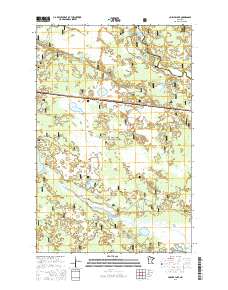 Nushka Lake 2016 topographic map thumbnail