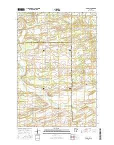 Sebeka NW 2016 topographic map thumbnail