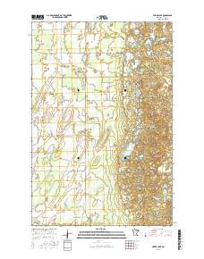 Spider Lake 2016 topographic map thumbnail