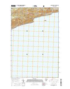 Good Harbor Bay 2016 topographic map thumbnail